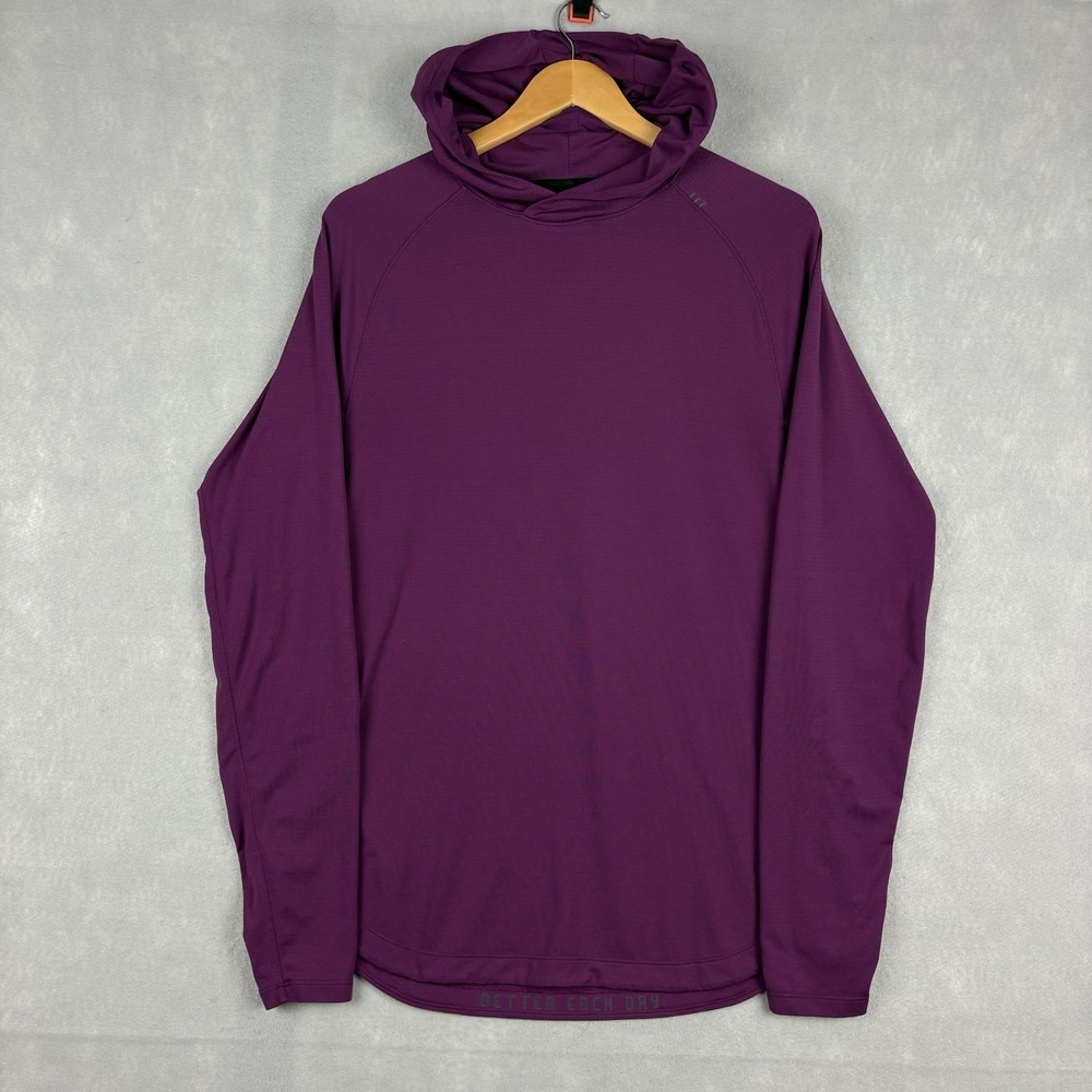 Lululemon License To Train Hoodie Mens XL Purple Performance Stretch Lightweight